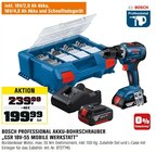 Aktuelle Bohrmaschine Angebote bei OBI in Erfurt Aktuelles PROFESSIONAL AKKU-BOHRSCHRAUBER "GSR 18V-55 MOBILE WERKSTATT" Angebot bei OBI in Erfurt ab 199,99 €