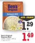 Express Reis Angebote von Ben's Original bei E center Offenbach für 1,29 €