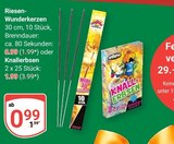 Riesen-Wunderkerzen Angebote bei GLOBUS Erfurt für 0,99 €
