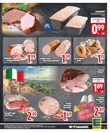 Wurst im EDEKA Prospekt "Wir lieben Lebensmittel." mit 28 Seiten (München)