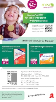Aktueller mea - meine apotheke Prospekt "Unsere Dezember-Angebote" für Berlin Aktueller mea - meine apotheke Prospekt für Berlin mit Seiten