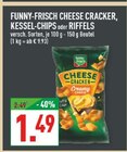 Aktuelle Cracker Angebote bei Marktkauf in Duisburg Aktuelles CHEESE CRACKER, KESSEL-CHIPS oder RIFFELS Angebot bei Marktkauf in Duisburg ab 1,49 €