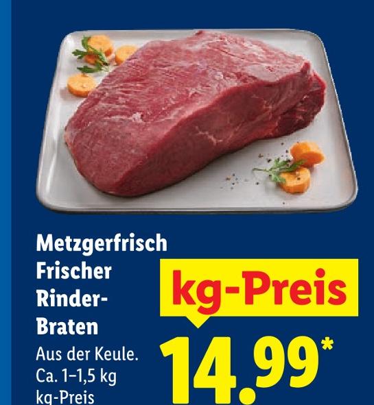 Metzgerfrisch Frischer Rinder-Braten