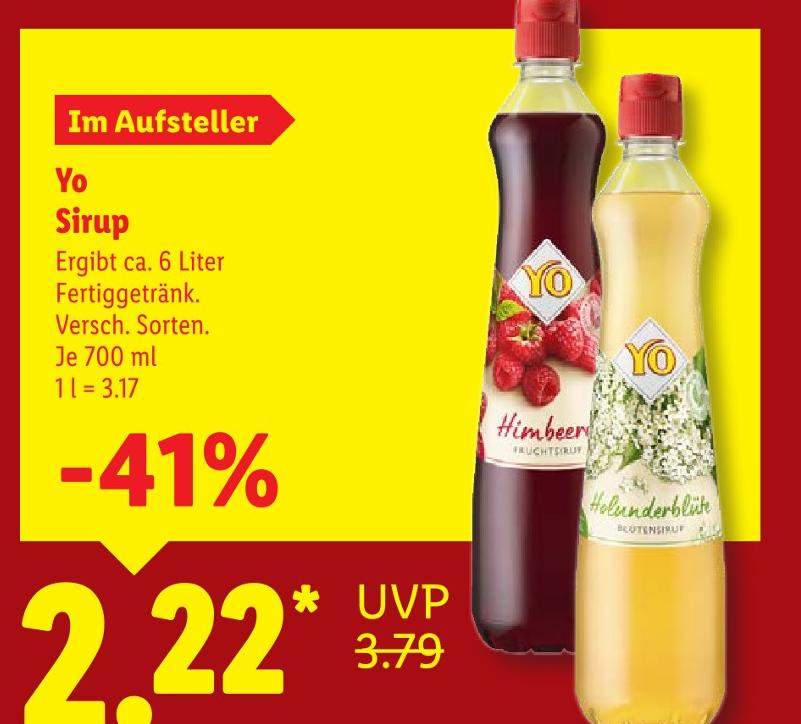 Himbeere Sirup