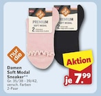 Damen Soft Modal Sneaker Angebote von nur die bei combi Bremen für 7,99 €
