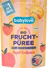 Quetschie Fruchtpüree Apfel-Erdbeere zum Einfrieren ab 1 Jahr (5x45g) Angebote von babylove bei dm-drogerie markt Gronau für 2,65 €