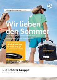 Volkswagen Prospekt "Wir lieben den Sommer" für Sinzig, 1 Seite, 01.06.2023 - 31.08.2023