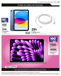 Offre Ipad dans le catalogue Carrefour du moment à la page 25