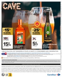 Prix et réduction Crémant D'Alsace dans le prospectus Carrefour en cours Offre Crémant D'Alsace dans le catalogue Carrefour du moment à la page 2