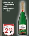 Secco Vino Frizzante im Angebot bei GLOBUS in Zwickau Secco Vino Frizzante Angebote von Faber bei GLOBUS Zwickau für 2,49 €