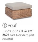 Pouf - (186718A en promo chez Maxi Bazar Champigny-sur-Marne à 249,00 €