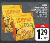 Aktuelles Butterkekse Zoo Original Angebot bei E center in Erlangen ab 1,29 €