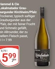 Lokalmatador Grauburgunder Kirchheim/Pfalz im Angebot bei GLOBUS in Braunschweig Lokalmatador Grauburgunder Kirchheim/Pfalz Angebote von Hammel & Cie bei GLOBUS Braunschweig für 5,99 €