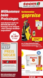 Aktueller toom Baumarkt Prospekt mit Gartengeräte, "Respekt, wer's selber macht.", Seite 1