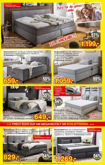 Bett im aktuellen Opti-Megastore Prospekt (Bremerhaven) Bett im Opti-Megastore Prospekt "MegaDeals steuerfrei" mit 12 Seiten (Bremerhaven)