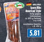 Spare Ribs American Style bei EDEKA im Lahnau Prospekt für 5,81 €