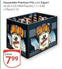 Premium Pils Angebote von Hasseröder bei GLOBUS Rostock für 7,99 €