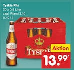 Pils im Angebot bei Netto Marken-Discount in Versmold Pils Angebote von Tyskie bei Netto Marken-Discount Versmold für 13,99 €