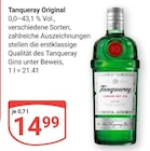 Original im Angebot bei GLOBUS in Hürth Original Angebote von Tanqueray bei GLOBUS Hürth für 14,99 €