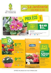 Catalogue Jardineries & Animaleries Jardineries du terroir en cours à Cran-Gevrier et alentours, "PRIX ÉCO !", 4 pages, 04/03/2026 - 15/03/2026