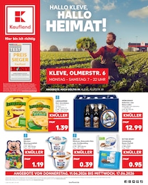Kaufland Prospekt für Kleve mit 58 Seiten Kaufland Prospekt für Kleve: "Hier bin ich richtig", 58 Seiten, 11.06.2026 - 17.06.2026