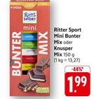 Mini Bunter Mix Angebote von Ritter Sport bei E center Göppingen für 1,99 €