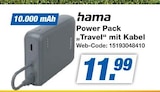 Power Pack 'Travel' mit Kabel Angebote von hama bei expert Heinsberg für 11,99 €