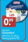 Camembert von Milsani im aktuellen ALDI SÜD Prospekt für 0,99 €