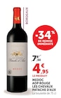 medoc AOP rouge - LES CHEVAUX PATACHE D'AUX en promo chez Super U Saint-Nazaire à 4,95 €