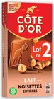 Chocolat - Côte d'Or en promo chez U Express Mont-de-Marsan à 2,08 €