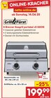 Aktuelle Gasgrill Angebote bei Netto Marken-Discount in Neuss Aktuelles 2-Brenner Gasgrill portabel v2 G201E Angebot bei Netto Marken-Discount in Neuss ab 199,99 €