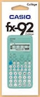 Calculatrice scientifique fx92 college - Casio - Super U à Paris Calculatrice scientifique fx92 college - Casio en promo chez Super U Paris à 10,50 €