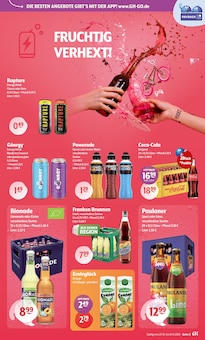 Coca Cola im aktuellen Getränke Hoffmann Prospekt (Bayreuth) Coca Cola im Getränke Hoffmann Prospekt "Aktuelle Angebote" mit 12 Seiten (Bayreuth)