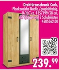 Drehtürenschrank Cork Angebote bei SB Möbel Boss Gütersloh für 239,99 €