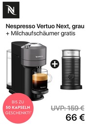 Elektromarkt Prospekt von Nespresso Rednitzhembach Nespresso Prospekt: "Nespresso Vertuo Next", 1 Seite, 24.11.2022 - 27.11.2022