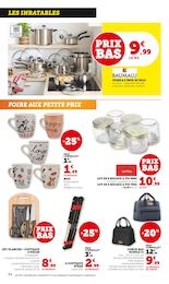 Prix et réduction Tasse dans le prospectus Super U en cours Offre Tasse dans le catalogue Super U du moment à la page 34