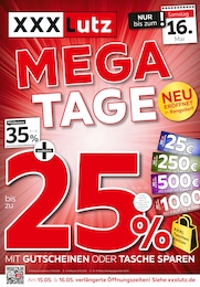XXXLutz Möbelhäuser Prospekt: "MEGA-TAGE", 4 Seiten, 11.05.2026 - 17.05.2026