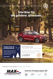Aktueller Volkswagen Werkstatt & Auto Prospekt für Bischofsheim: Herbst im Kopf. Sicherheit im Auto. mit 1} Seite, 01.09.2026 - 31.12.2026