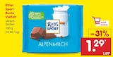 Bunte Vielfalt im Angebot bei Netto Marken-Discount in Neubrandenburg Bunte Vielfalt Angebote von Ritter Sport bei Netto Marken-Discount Neubrandenburg für 1,29 €