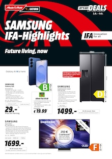 MediaMarkt Saturn Prospekt SAMSUNG IFA-Highlights mit 8 Seiten