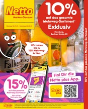 Aktueller Netto Marken-Discount Discounter Prospekt in Homburg und Umgebung, "10% auf das gesamte Mehrweg-Sortiment" mit 2 Seiten, 28.07.2025 - 02.08.2025