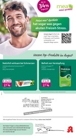 mea - meine apotheke Apotheken Prospekt der aktuellen Woche mit 4 Seiten, gültig von 01.08.2026 bis 31.08.2026, in Hemmingen und Umgebung Aktueller mea - meine apotheke Apotheken Prospekt in Hemmingen und Umgebung, "Unsere August-Angebote" mit 4 Seiten, 01.08.2026 - 31.08.2026