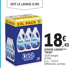 Lessive liquide - DASH dans le catalogue E.Leclerc