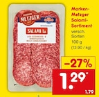 Salami-Sortiment von Marken-Metzger im aktuellen Netto Marken-Discount Prospekt für 1,29 €