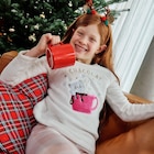 Promo Ensemble pyjama 2 pièces effet polaire blanc fille à 13,99 € dans le catalogue La Halle à Saint-Étienne