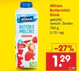 Buttermilch Drink von Milram im aktuellen Netto Marken-Discount Prospekt