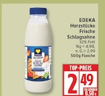 Frische Schlagsahne im Angebot bei EDEKA in Falkensee Frische Schlagsahne Angebote von EDEKA Herzstücke bei EDEKA Falkensee für 2,49 €