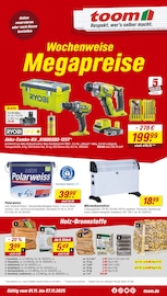 Briketts im toom Baumarkt Prospekt in Gifhorn Aktueller toom Baumarkt Prospekt mit Briketts, "Respekt, wer's selber macht.", Seite 1