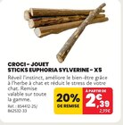 JOUET STICKS EUPHORIA SYLVERINE - X5 - CROCI dans le catalogue Animalis