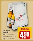 Especial Angebote von San Miguel bei REWE Bruchsal für 4,99 €